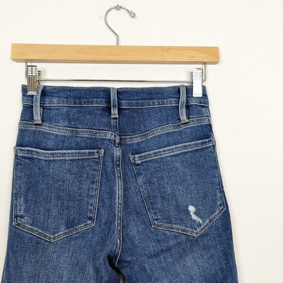 Frame Le Sylvie Slender Straight Denim Jeans Size 24 - Picture 5 of 10